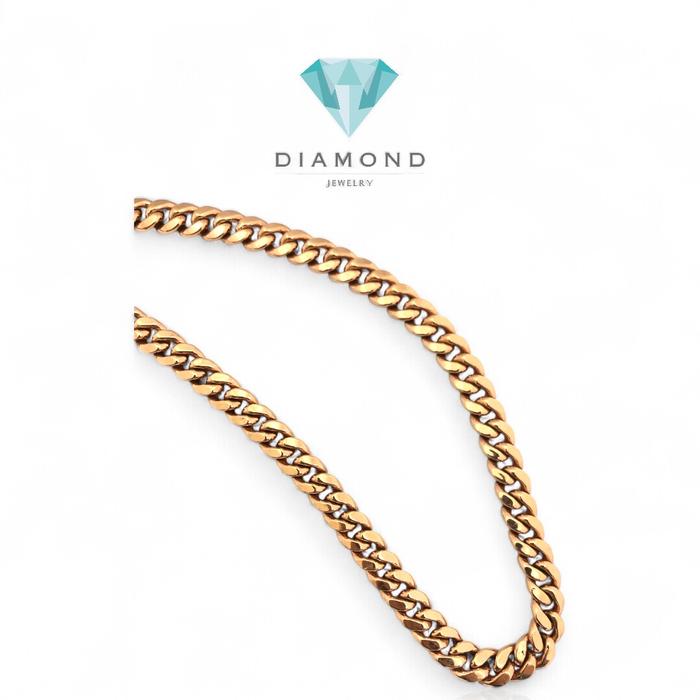 Sisik naga kalung emas chain 18k-Diamond jewelry