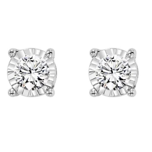 Esperanza illusion diamond earring 18 k Diamond Jewelry