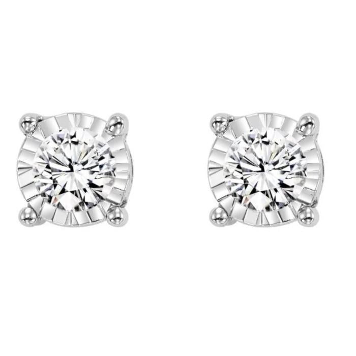Esperanza illusion diamond earring 18 k Diamond Jewelry