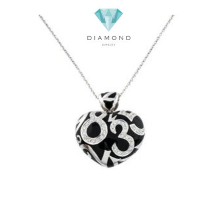 Frank Muller Crazy Hour Pendant onyx Diamond 18K gold Diamond jewelry-1ABD2000WP-HT-PO