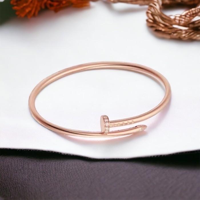 Nail bracelet juste mini diamond 18k bangle crt-Diamond Jewelry