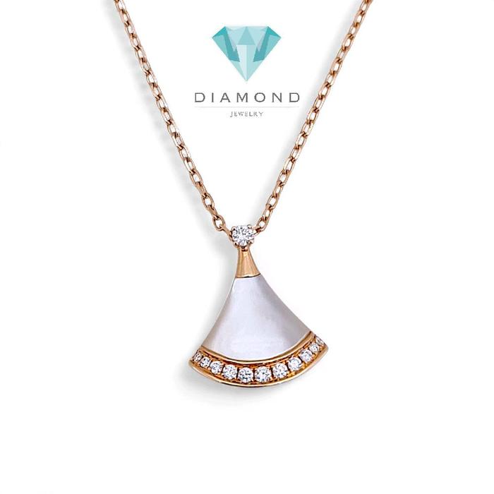 Diva MOP Diamond Necklace 18K / Kalung Berlian Diva Mutiara 18K / Diamond Jewelry  397KBDAB63800LS-HT