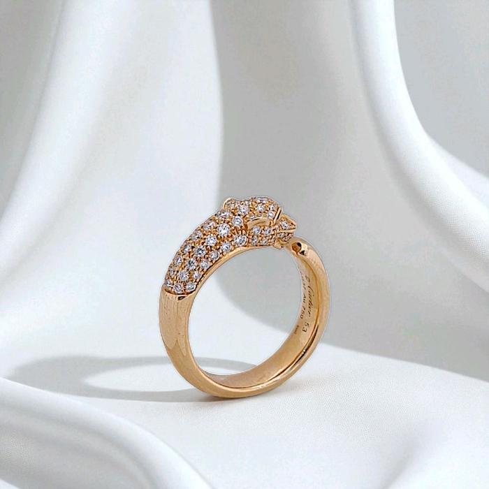 Panthere Diamond Ring 18K / Cincin Panthere Berlian 18K / Diamond Jewelry 16CBD20550RB-HT