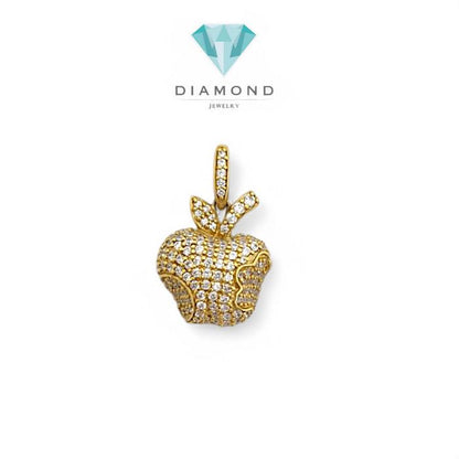 Liontin Mas Sirkon Model Apple 18K-Diamond Jewelry