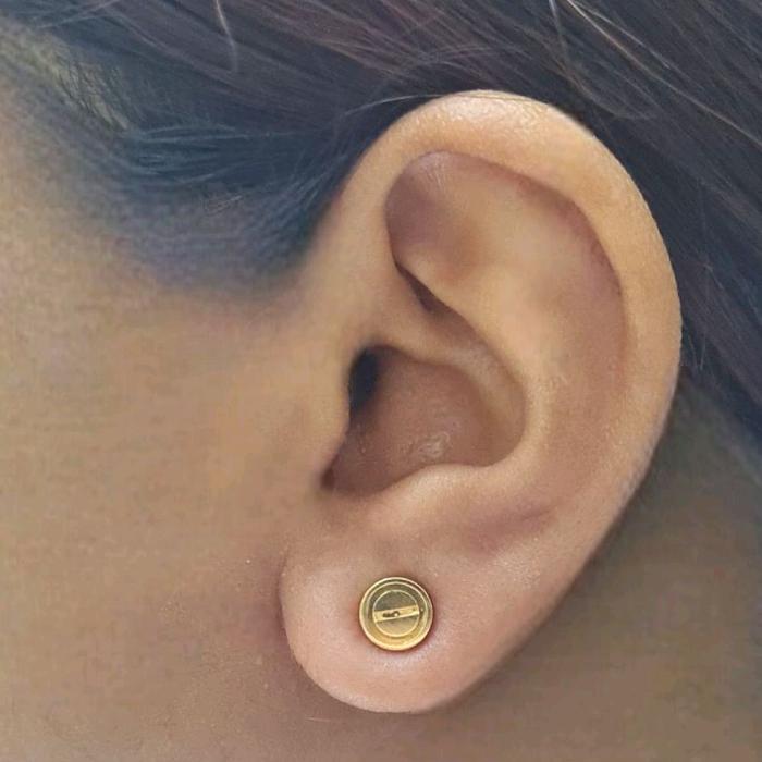 Love Stud Earring 18K / Diamond Earring 331ABD265RY