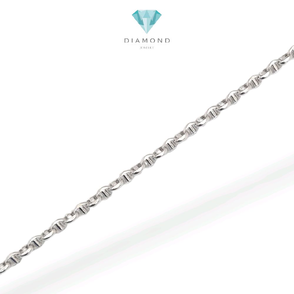 White Gold Bracelet 17K / Gelang Emas Putih 17K / Diamond Jeweley / 458GMS386LS