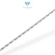 White Gold Bracelet 17K / Gelang Emas Putih 17K / Diamond Jeweley / 458GMS386LS