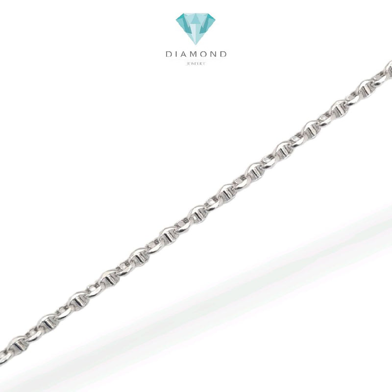 White Gold Bracelet 17K / Gelang Emas Putih 17K / Diamond Jeweley / 458GMS386LS