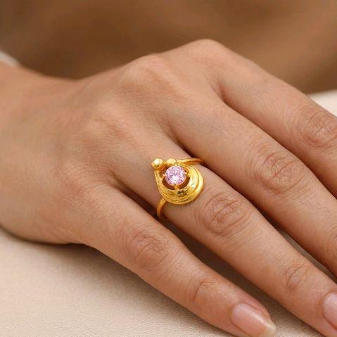 Pink Gold Ring 23K / Cincin Emas Pink 23K / 64CMSWP3