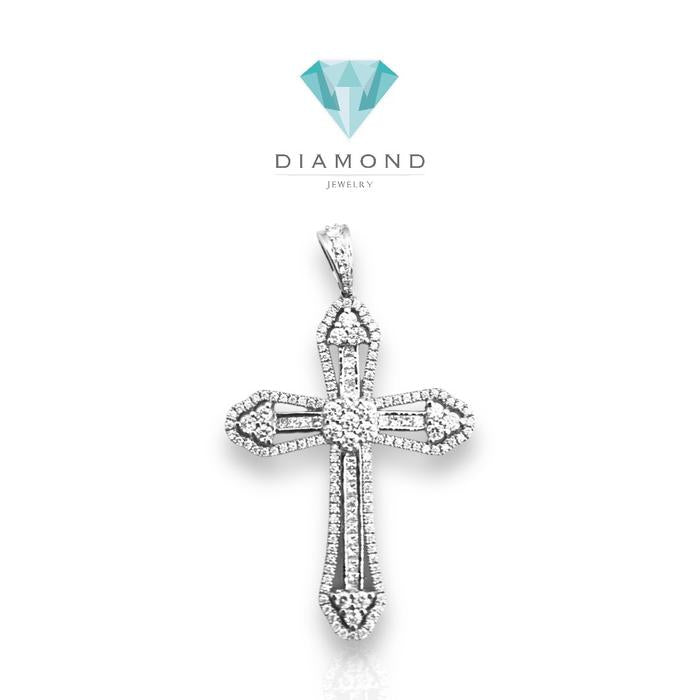 Cross diamond vintage  pendant /liontin emas salib vintage  18k -Diamond Jewelry