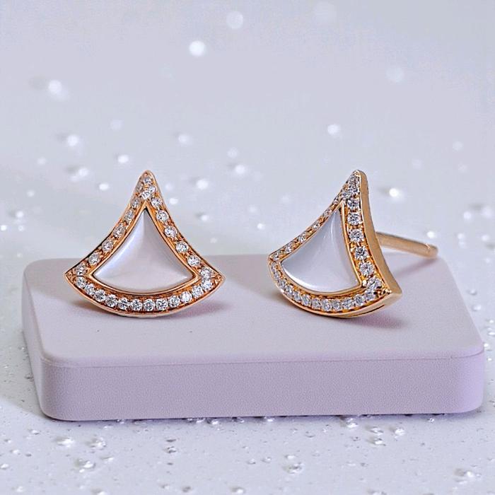 Diva MOP Diamond Earring 18K / Anting Dia Mutiara Berlian 18K / Diamond Jewelry 397ABDAB39800LS-HT
