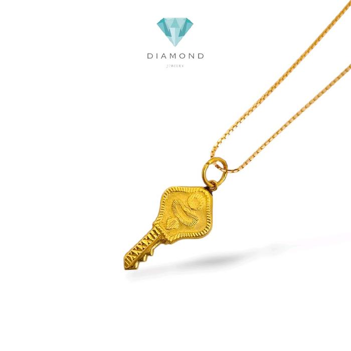 Gold Key Pendant 23K / Liontin Emas Kunci 23K / Diamond Jewelry / 230LMSWP1