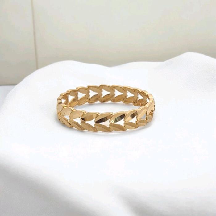Gold Leaf Ring 700K-Diamond Jewelry-424CMS097LS-HT