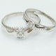 Cincin Kawin/Wedding Ring - Diamond Jewelry Two Tone 01020778/01020779