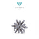 Flower Diamond Ring 18K / Diamond Jewelry