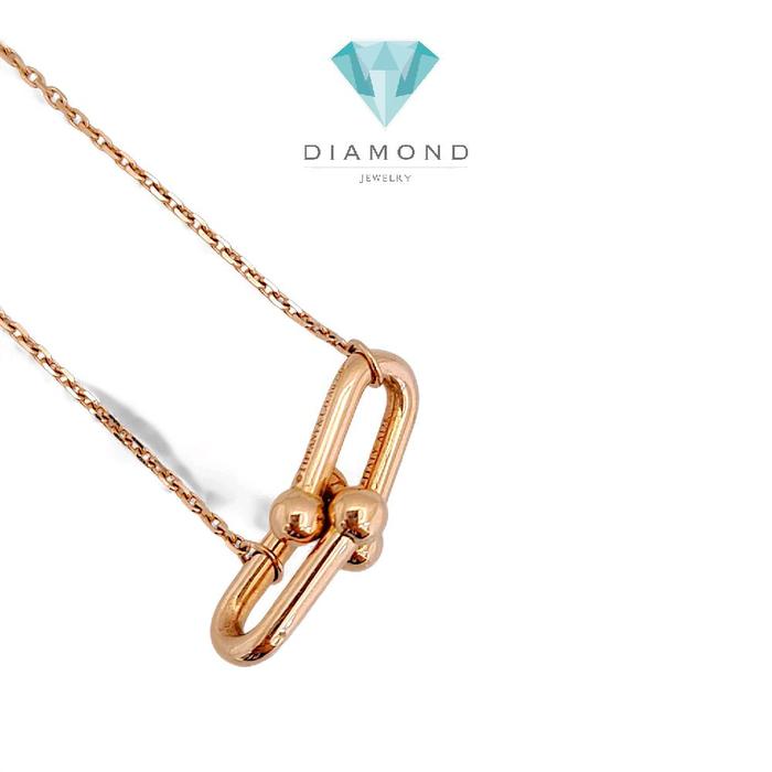 Hardwear Medium Necklace 18K / Kalung Rantai Sedang 18K / Diamond Jewelry 18KBD770RB-HT
