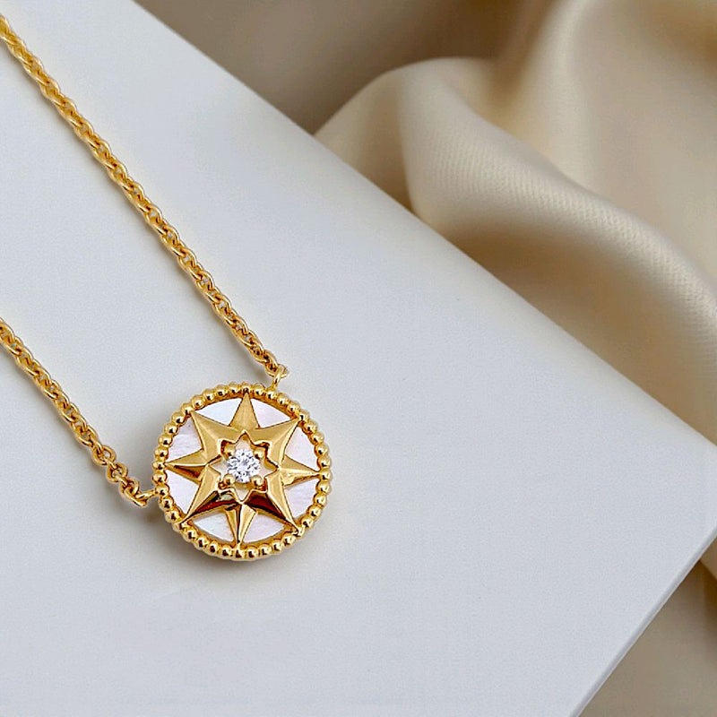 Star Diamond Necklace 18K / Kalung Berlian Bintang 18K / Diamond Jewelry 131KBD56100AB -HT