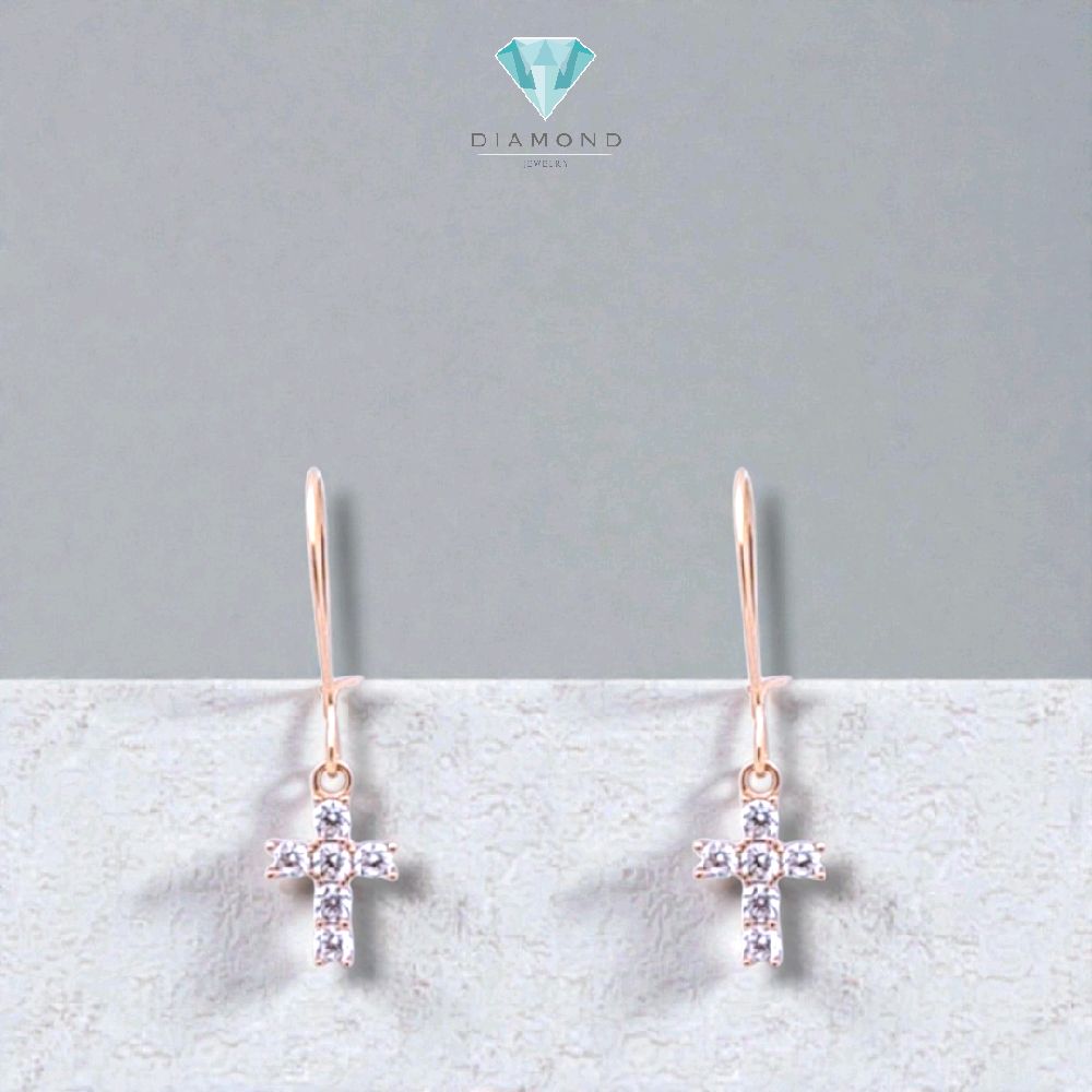 Anting  Emas Salib 17K / Diamond Jewelry / 430AMS113LS