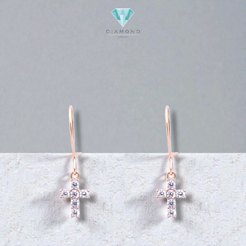 Anting  Emas Salib 17K / Diamond Jewelry / 430AMS113LS