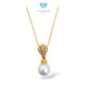 Pearl Pendant 23K / Liontin Liontin mutiara 23K / Diamond Jewelry / 195LMSWP6