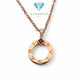 Diamond Necklace 18K / Diamond Jewelry-289KBD12000RY-HT