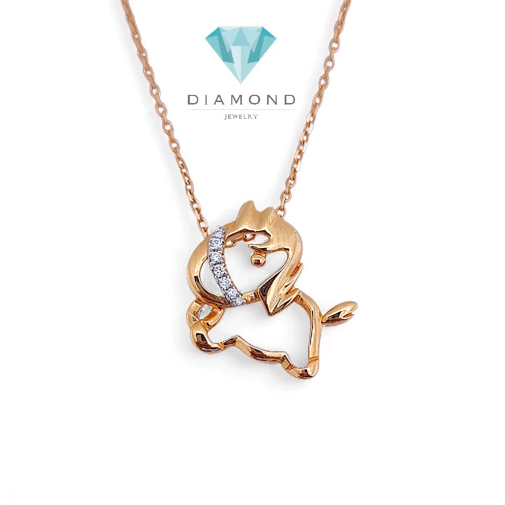 Uniqorn Diamond Necklace 18K / Kalung Berlian Kuda Poni 18K / Diamond Jewelry 120KB43000AB HT
