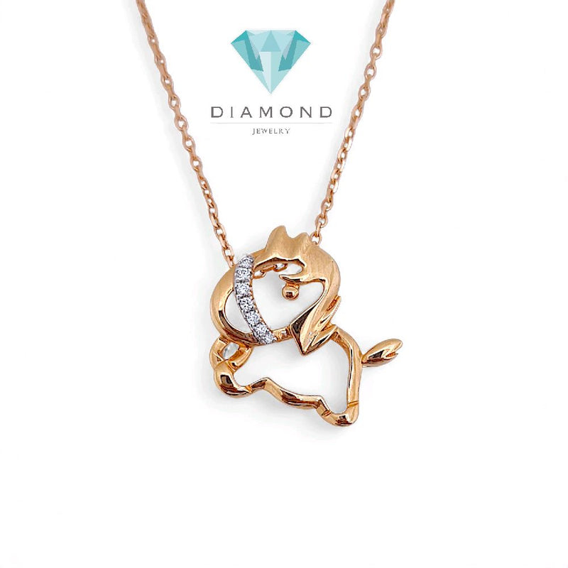 Uniqorn Diamond Necklace 18K / Kalung Berlian Kuda Poni 18K / Diamond Jewelry 120KB43000AB HT