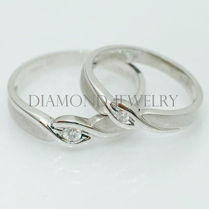 Cincin Kawin/Wedding Ring - Diamond Jewelry Two Tone 01020832/01020833