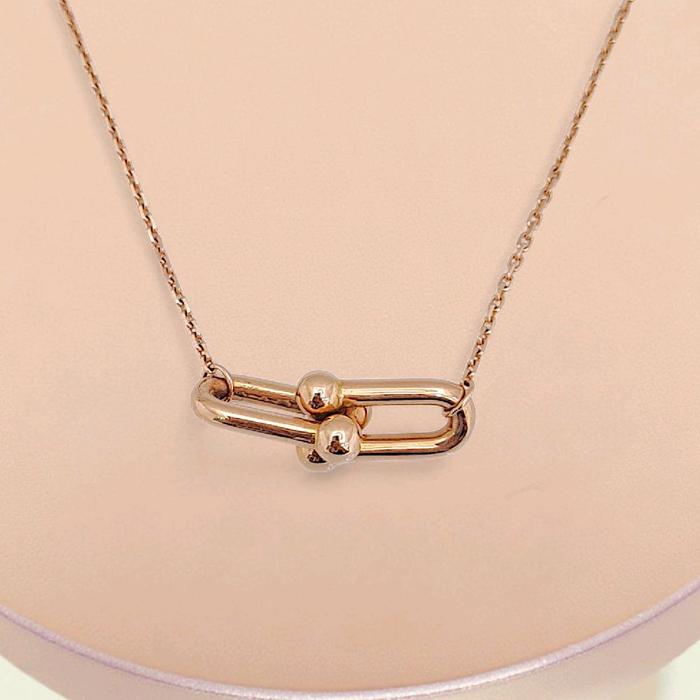 Hardwear Medium Necklace 18K / Kalung Rantai Sedang 18K / Diamond Jewelry 18KBD770RB-HT