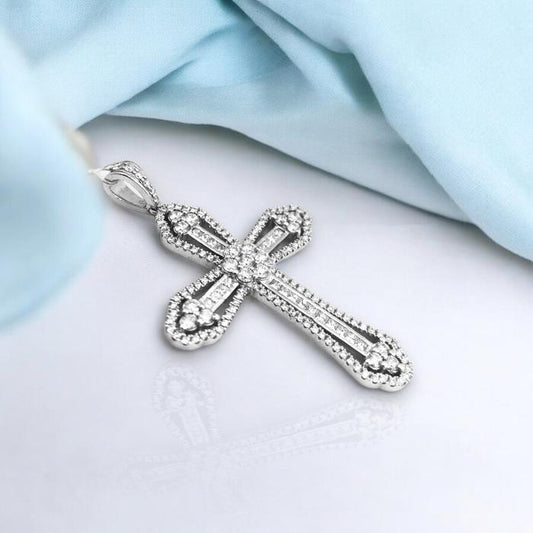 Cross diamond vintage  pendant /liontin emas salib vintage  18k -Diamond Jewelry