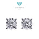 Solitaire Diamond Earring 18K / Anting Berlian Solitaire / Diamond Jewelry 69AB200LSWP-HT