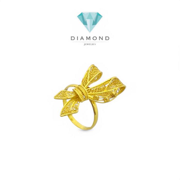 Cincin Mas Pita kendari 23K-Diamond Jewelry