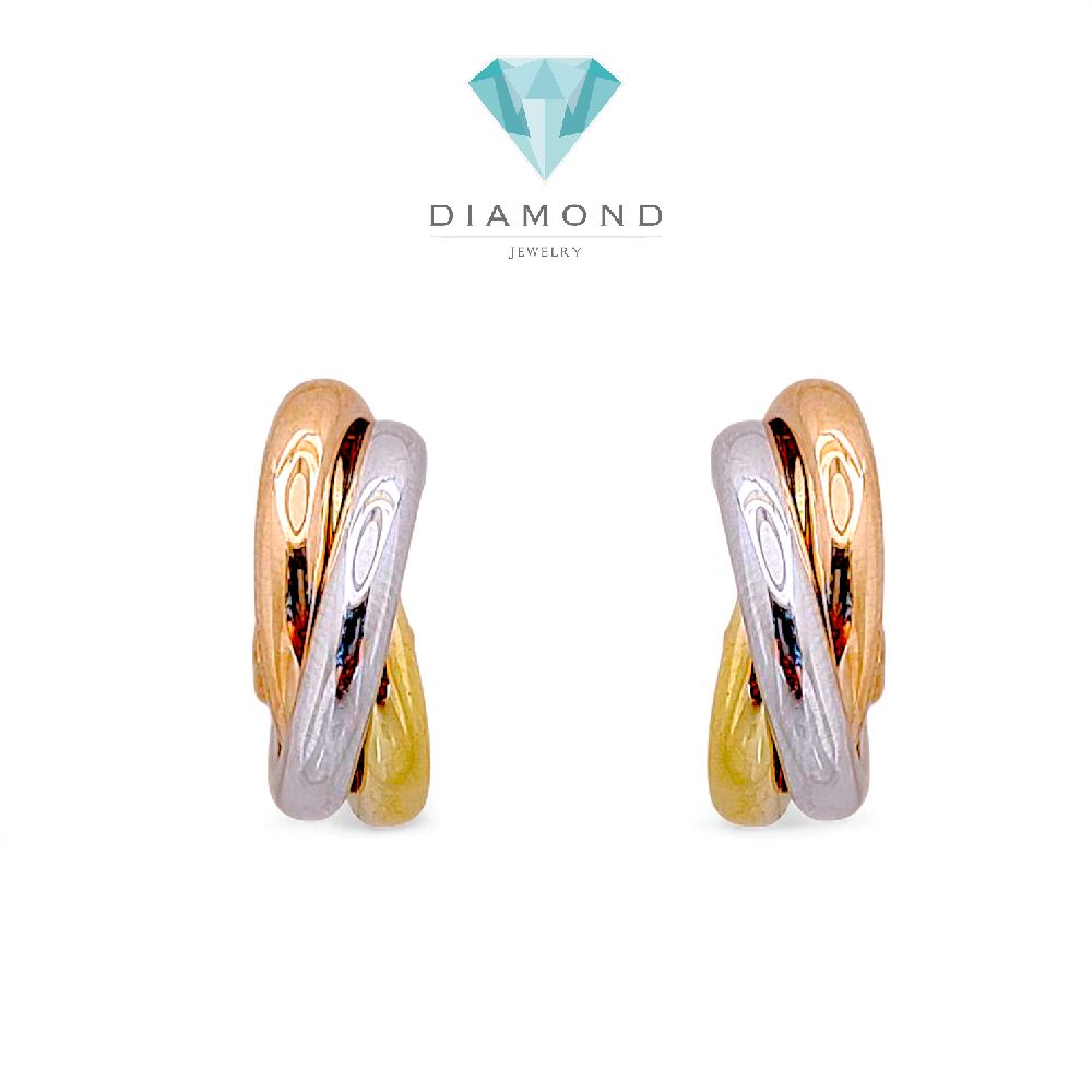 Trinity Large Earring 18K / Anting Trinity Besar 18K / Diamond Jewelry 396ABD970RY-HT