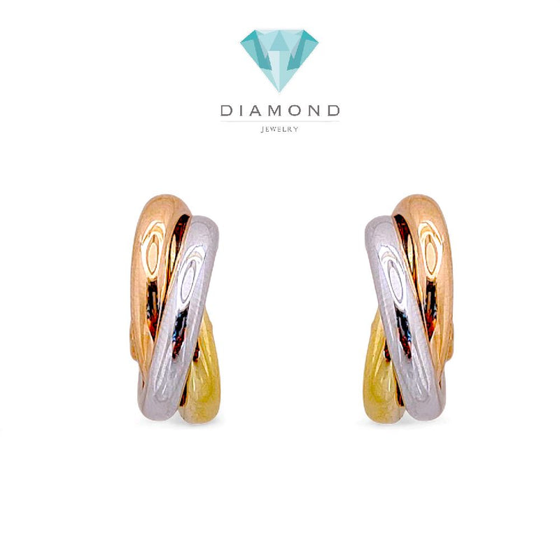 Trinity Large Earring 18K / Anting Trinity Besar 18K / Diamond Jewelry 396ABD970RY-HT