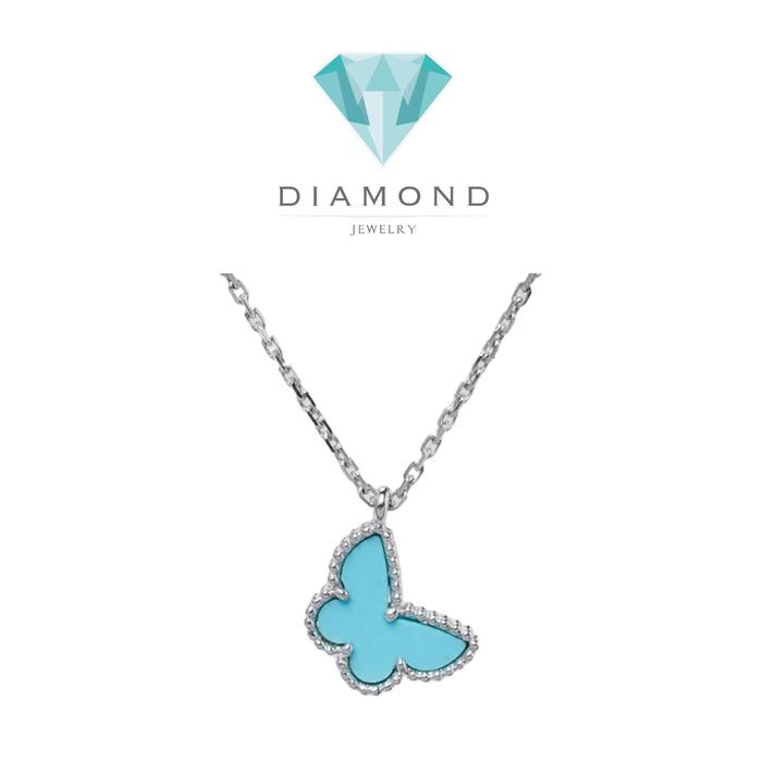 Butterfly turqoise sweet vc necklace/bracelet-Diamond Jewelry