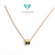 Kalung Ice cube Fashion Gold Rose Gold 18K-Diamond Jewelry