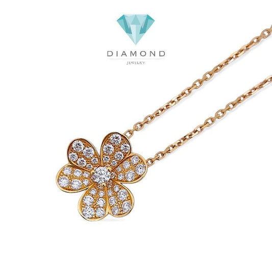 Frivole Diamond Necklace 18K / Kalung Berlian Frivole 18K / Diamond Necklace-HT-406KBD15000RY-HT