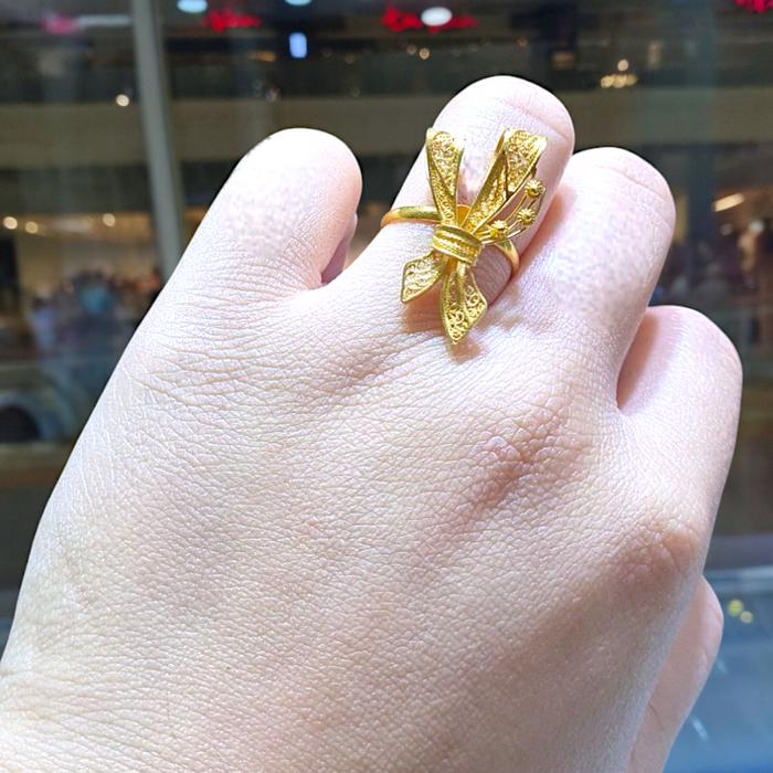 Cincin Mas Pita kendari 23K-Diamond Jewelry