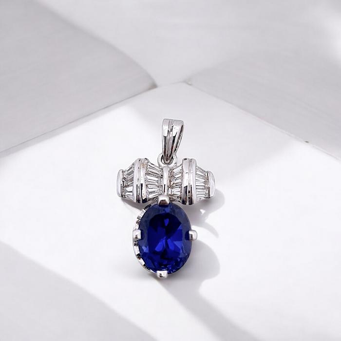 Liontin Blue Sapohire 18K / Diamond Jewelry
