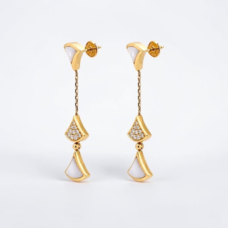 Diva's Diamond Long Earring 18K / Anting Berlian Diva's Panjang 18K / Diamond Jewelry / GE50955