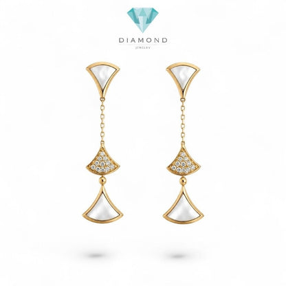 Diva's Diamond Long Earring 18K / Anting Berlian Diva's Panjang 18K / Diamond Jewelry / GE50955