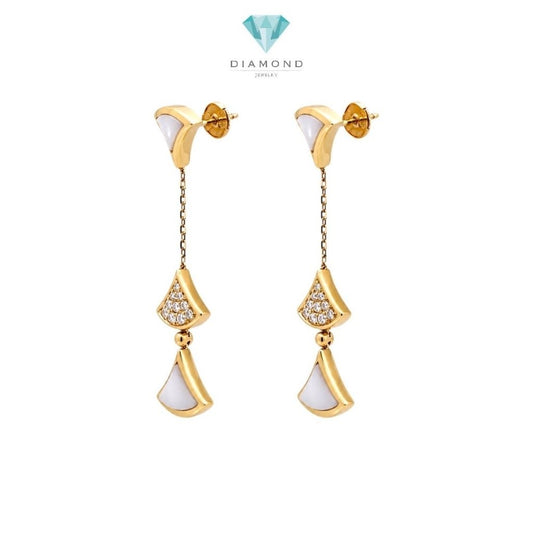 Diva's Diamond Long Earring 18K / Anting Berlian Diva's Panjang 18K / Diamond Jewelry / GE50955