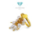 Fruit MOP Gold Ring 23K / Cincin Emas Buah Mutiara 23K / Diamond Jewelry 405CMS404LS