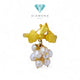 Grape Pearl Gold Ring 23K/ Cincin Emas Mutiara  23K /Diamond Jewelry 404CMS403LS