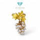 Grape Pearl Gold Ring 23K / Cincin Emas Mutiara 23K / Diamond Jewelry 403CMS528LS