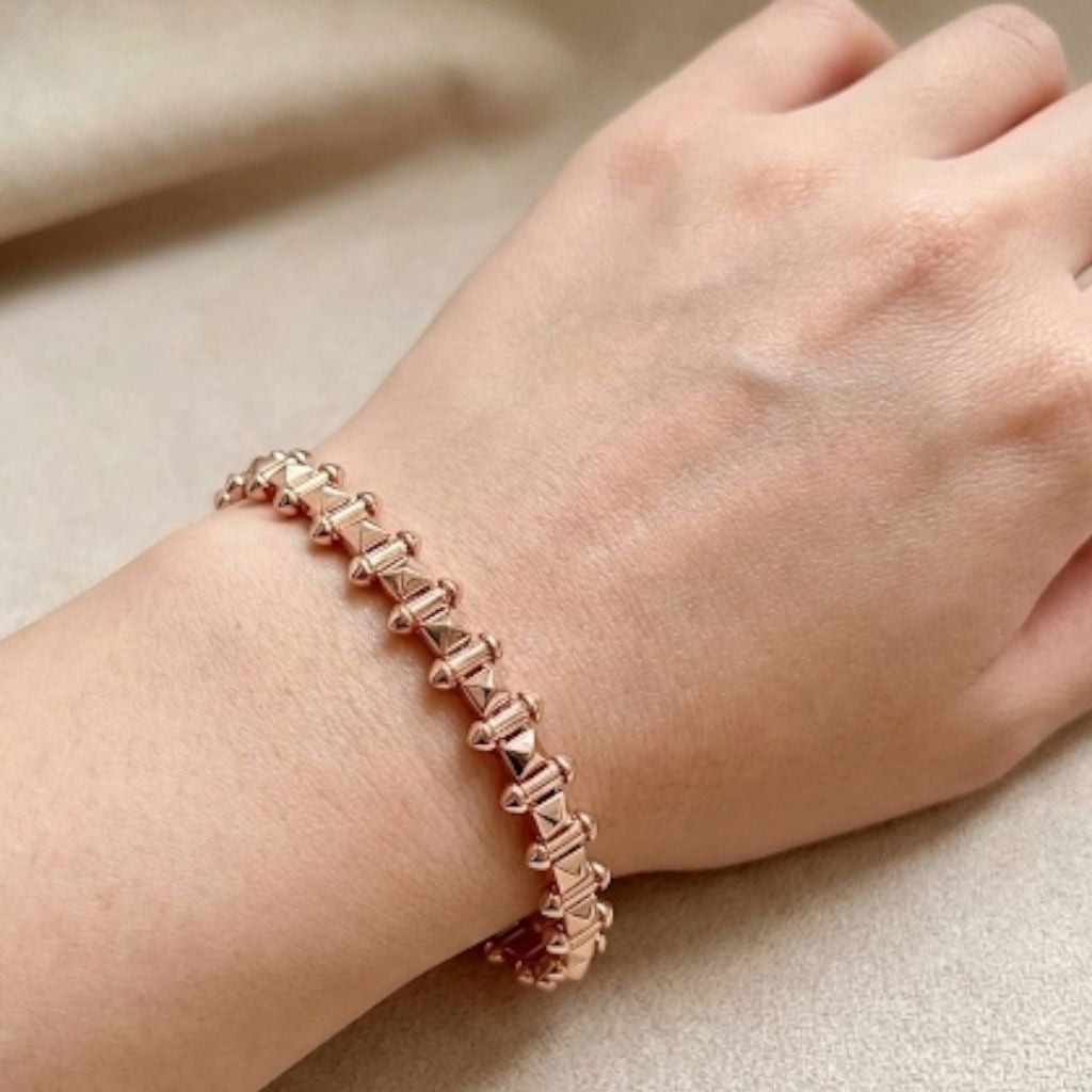 Clash Gold Bracelet 700K / Gelang Emas Clash 700K / Diamond Jewelry 453GMS728LS