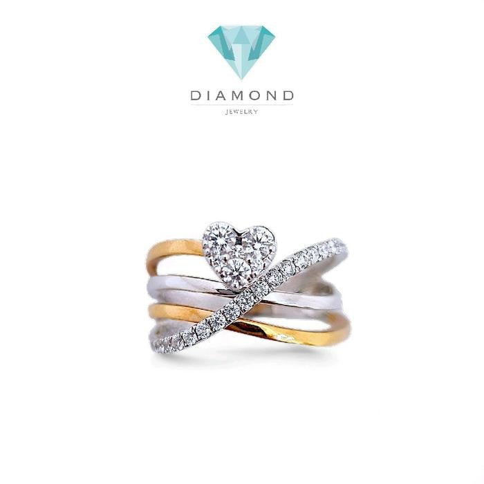 Love Diamond Ring 18K / Diamond Jewelry-37CBKV4500LSWP-HT