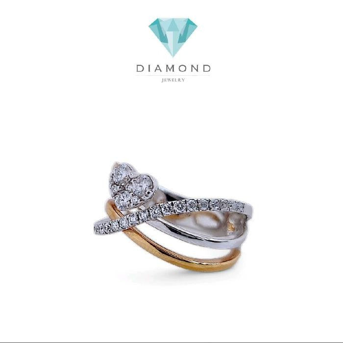 Love Diamond Ring 18K / Diamond Jewelry-37CBKV4500LSWP-HT