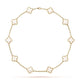 Necklace Clover 10 Mother Of Pearl 18K Diamond Jewel-86KBD160000AB-HT