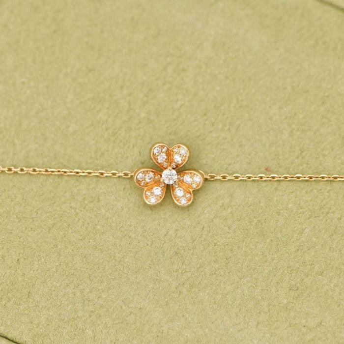 Frivole diamond bracelet pave-Yellow Gold 18k-Diamond Jewelry-81GBD39800AB-HT